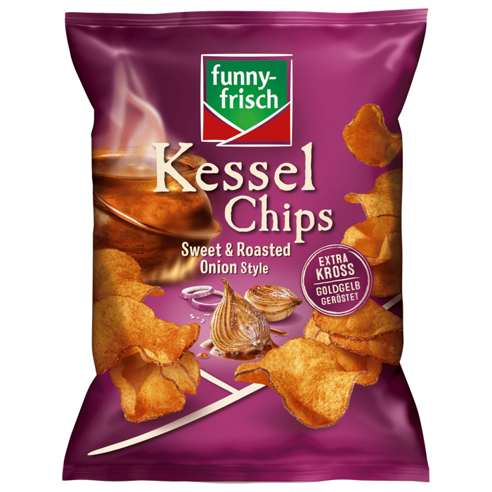 funny-frisch Kettle Chips Sweet & Roasted Onion Style 120g