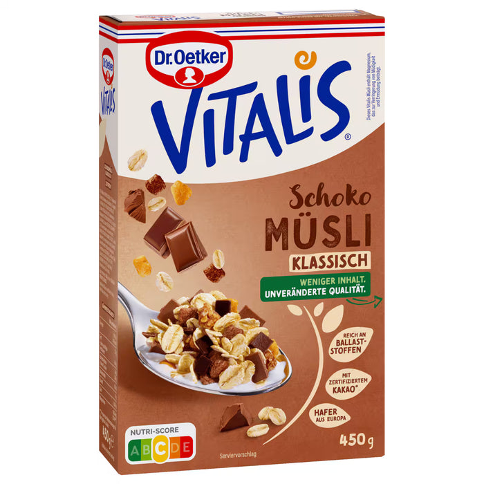 Dr. Oetker Vitalis Chocolate Muesli Classic 450g