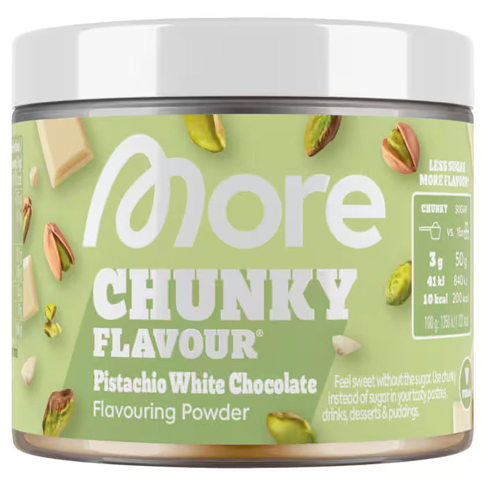 More Chunky Flavour Pistachio White Chocolate 90g