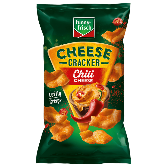 funny-frisch Cheese Crackers Chili Cheese 100g