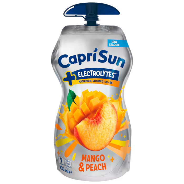 CapriSun +Electrolytes Mango & Peach 330ml