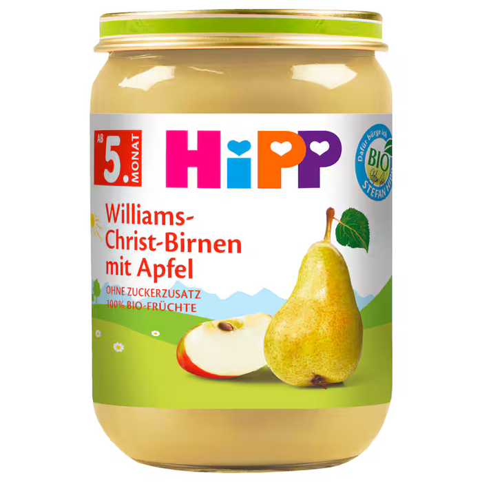 Hipp Organic Williams Christ Pears 190g