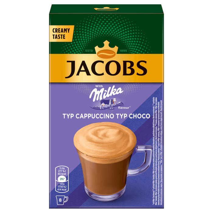 Jacobs Milka Choco Cappuccino 8 Sticks
