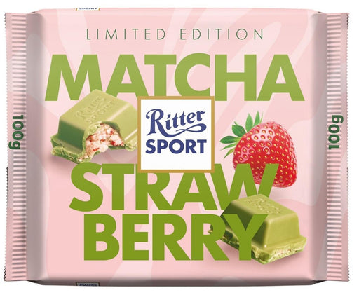 Ritter Sport Matcha Strawberry White Chocolate 100g