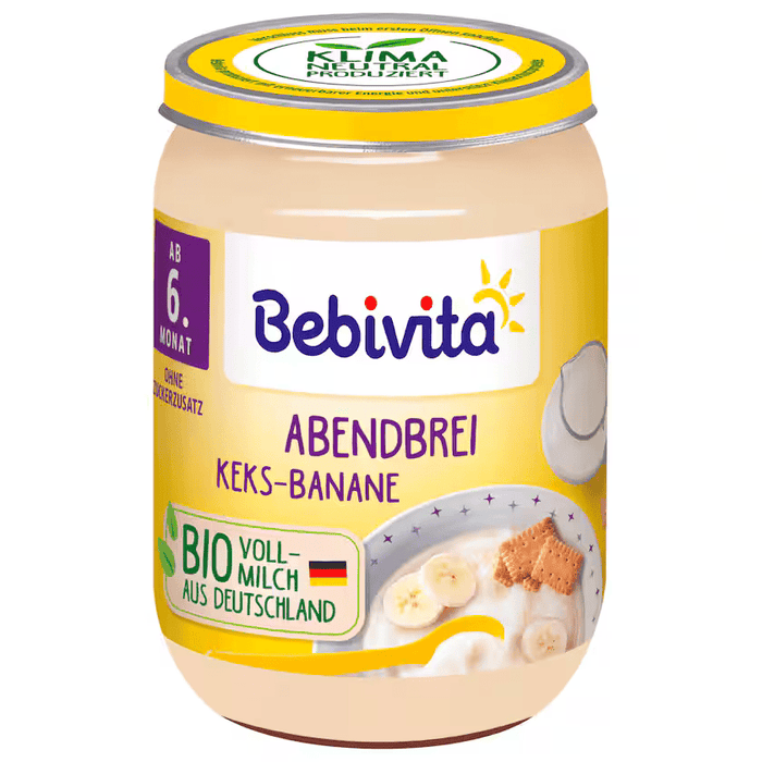 Bebivita Bio Abendbrei Keks Banane 190g