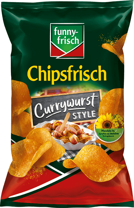 Funny-frisch Currywurst Style Potato Chips 150g