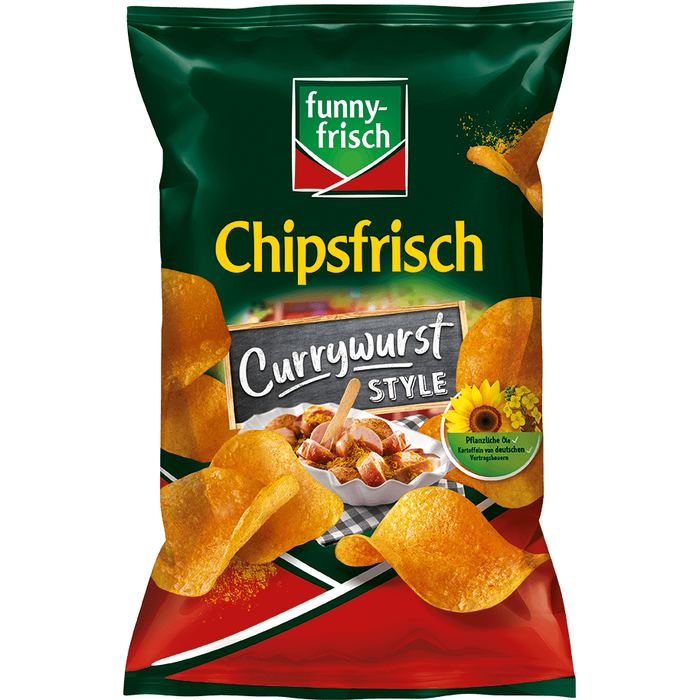 Funny-frisch Currywurst Style Potato Chips 150g