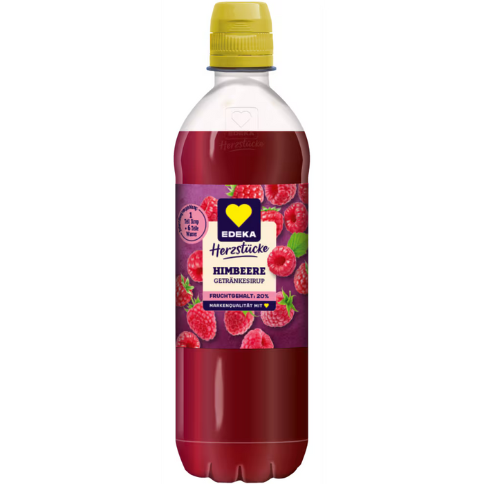EDEKA Herzstücke Raspberry syrup 0.5l