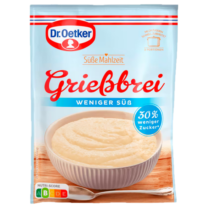 Dr. Oetker Grießbrei weniger süß 76g