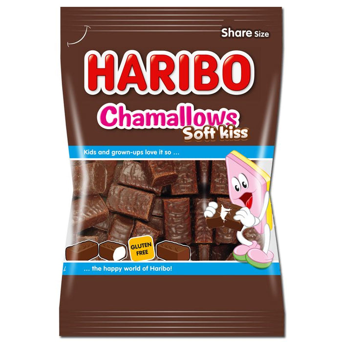 Haribo Chamallows Soft Kiss Marshmallows 200g