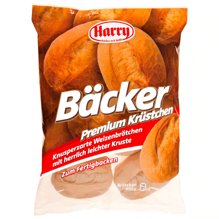 Harry Premium Crusty Rolls 6×80g