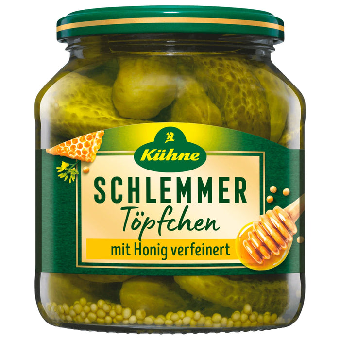 Kühne Schlemmertöpfchen Sweet Pickles with Honey 300g