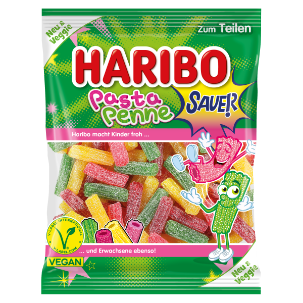 Haribo Pasta Penne Sour 160g