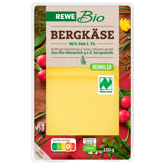 REWE Bio Bergkäse 200g
