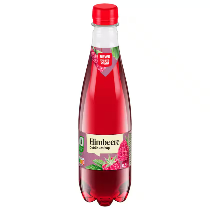 REWE Beste Wahl Raspberry Syrup 500ml