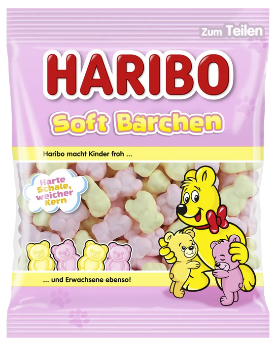 Haribo Soft Bears Gummies 100g