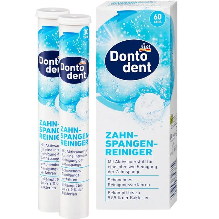 Dontodent Orthodontic Cleaning Tablets, 60 tablets