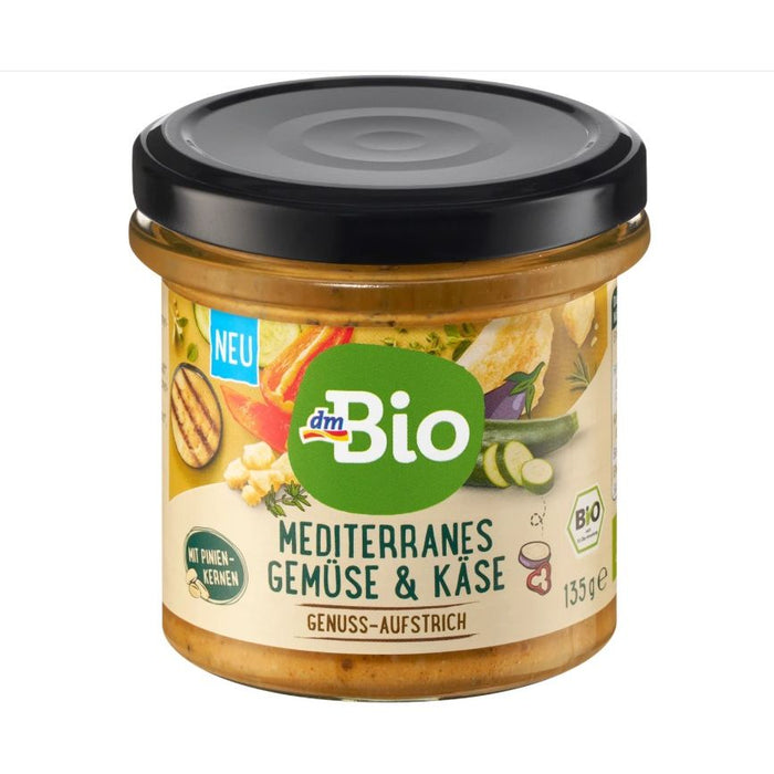 dmBio  Mediterranean Vegetables & Cheese Spread 135g