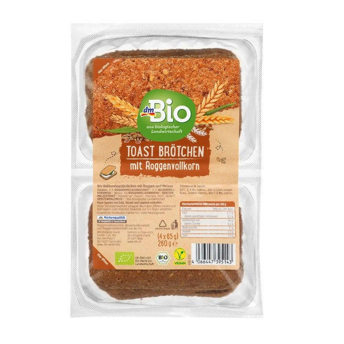 dmBio Rye Bread (4 pieces) 260g
