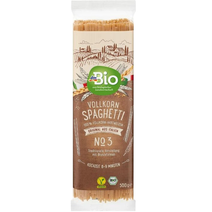 dmBio Whole Wheat Spaghetti No.3 500g
