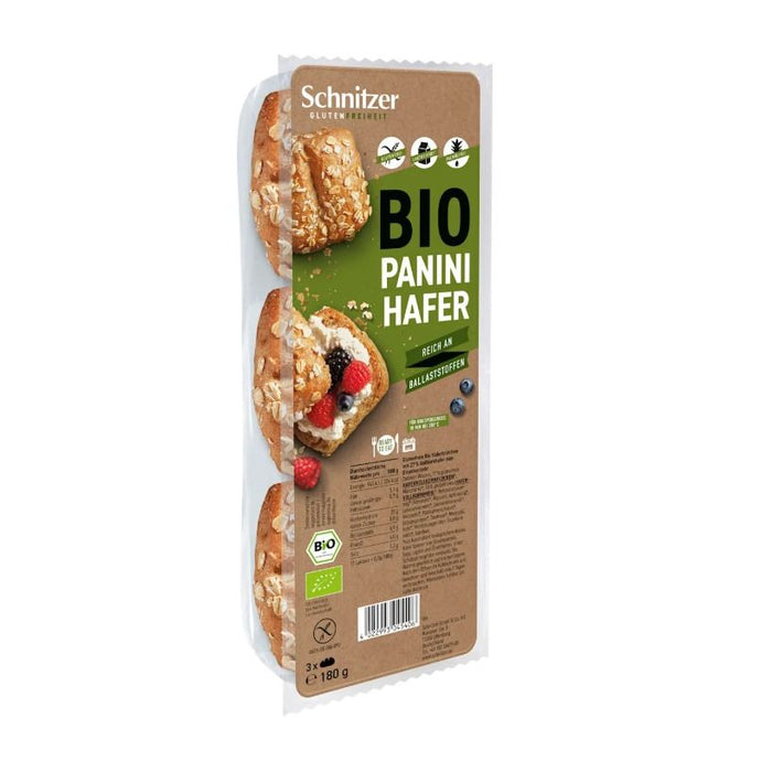Schnitzer Panini Oat Rolls (3 pieces) 180g