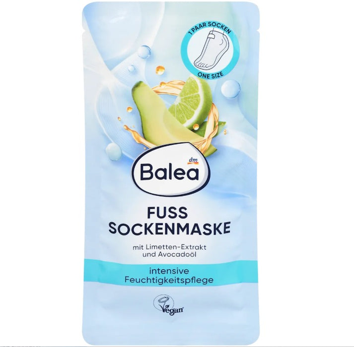 Balea Foot Mask Socks (1 pair), 2 pieces