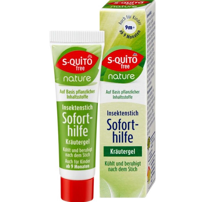 S-QUiTO Free Herbal Insect Bite Gel Instant Relief  15 ml
