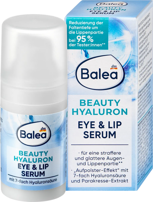 Balea Eye & Lip Serum Beauty Hyaluron Eye & Lip Serum 15ml
