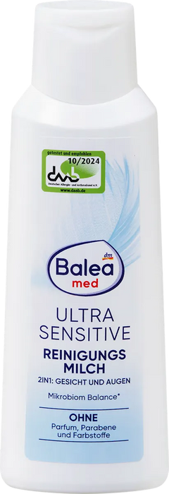 Balea med Ultra Sensitive Cleansing Milk, 200 ml