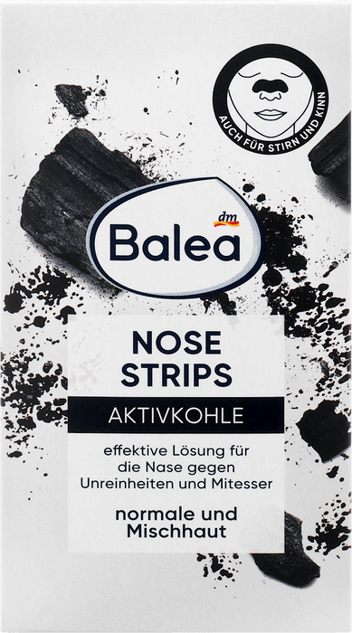 Balea Activated Charcoal Nose Strips 3 Pieces