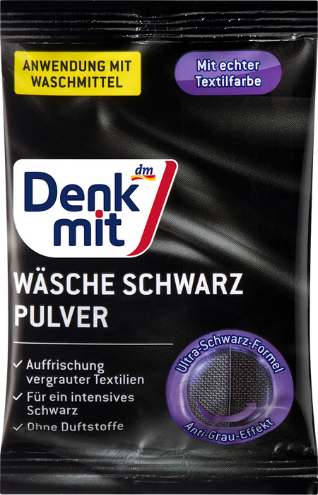 Denkmit Black laundry powder, 50 g