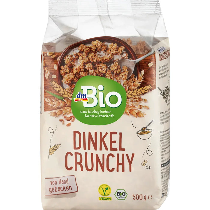 dmBio Müsli Crunchy, Dinkel, 500 g