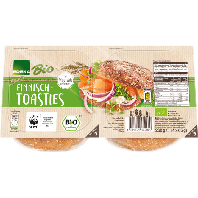 EDEKA Organic Finnish Toasties 260 g