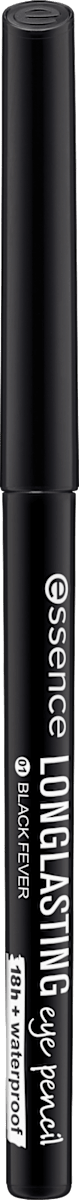 essence Long-Lasting 18h+ Waterproof Eye Pencil 01 Black Fever 0.28g
