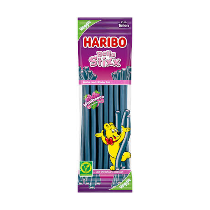 Haribo Fruit Gum Balla Stixx Raspberry 175g