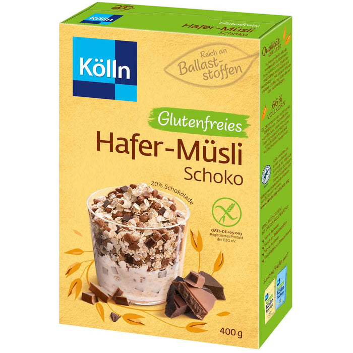 Kölln Gluten-Free Chocolate Oat Muesli 400g