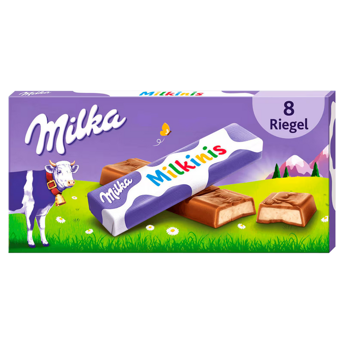 Milka Milkinis Milk Chocolate Bars 87.5g – German Alpine milk chocolate snack, buy at Lebenslust Singapore