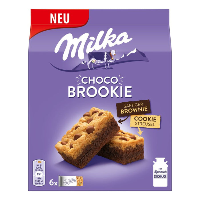 Milka Brownie Brookie Chocolate 132g