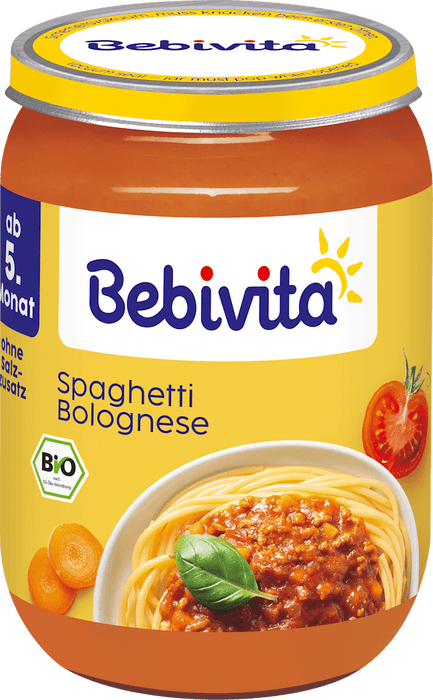 Bebivita Organic Spaetzle with Vegetables and Cheese 250g