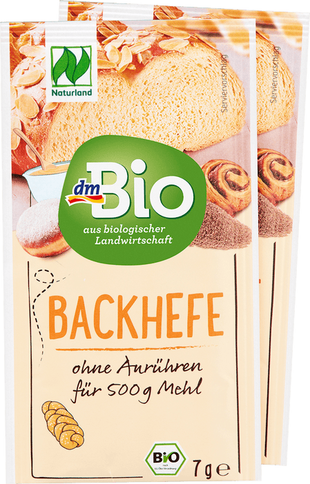 dmBio Organic Baking Yeast 2-Pack, 14 g