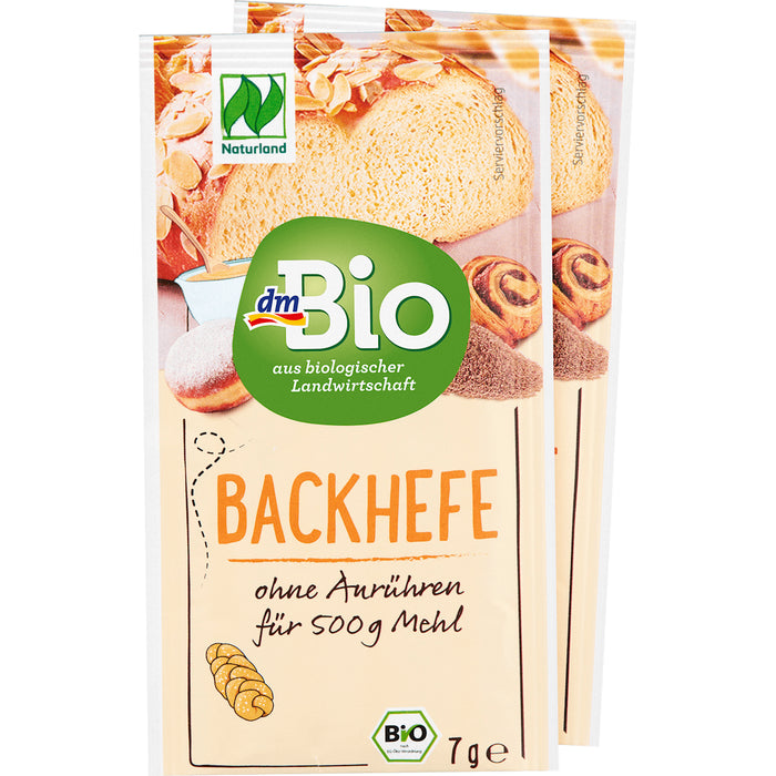 dmBio Organic Baking Yeast 2-Pack, 14 g