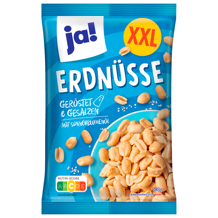 ja! Salted Roasted Peanuts Snack 500g