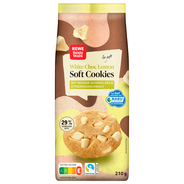 REWE Beste Wahl White Choc Lemon Soft Cookies