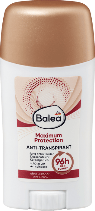 Balea Maximum Protection Antiperspirant Deodorant Stick, 50 ml