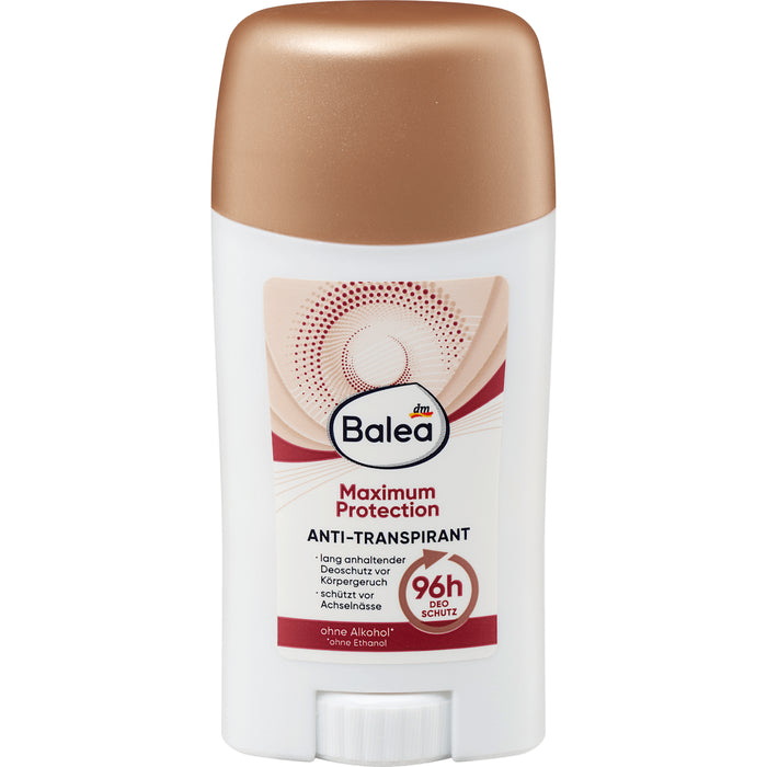 Balea Maximum Protection Antiperspirant Deodorant Stick, 50 ml