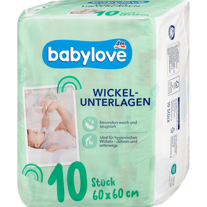 Babylove - Changing Mats 10 Pcs 400g