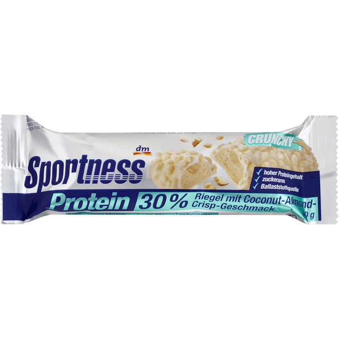 Sportness Protein Bar 30% Coconut Almond Crisp Flavor