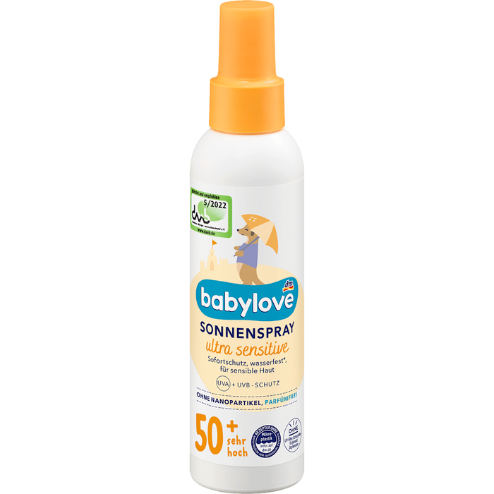 Babylove - Baby Sunscreen Spray Ultra Sensitive Spf 50+ 150ml