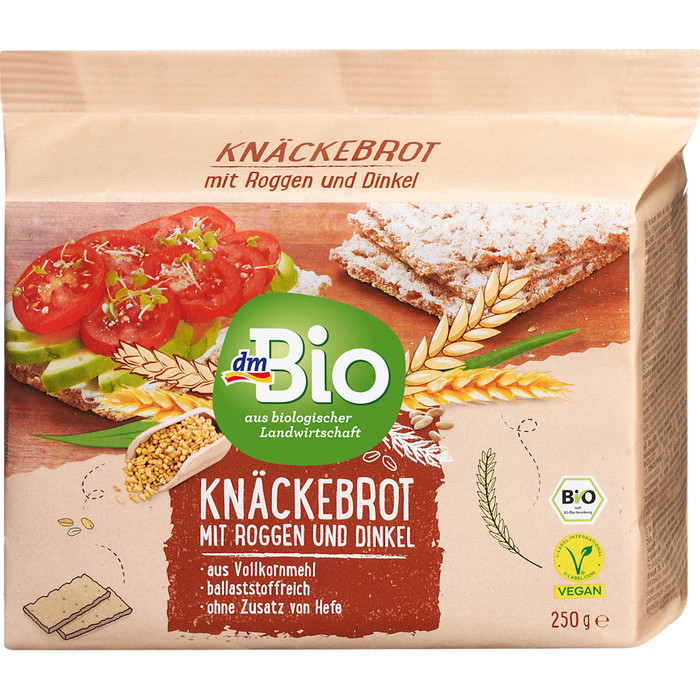 Dmbio - Crispbread Rye & Spelt 250G