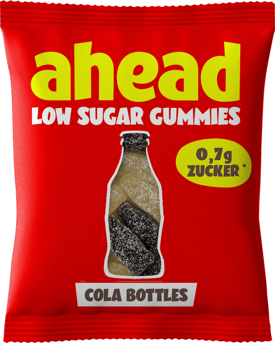 ahead Fruit Gummies, Cola Bottles Gummies, 50 g